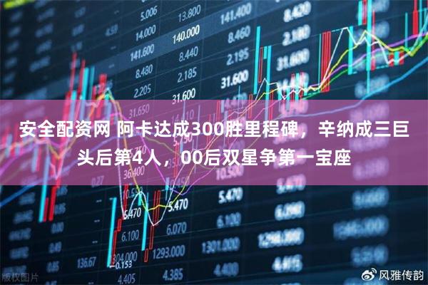 安全配资网 阿卡达成300胜里程碑，辛纳成三巨头后第4人，00后双星争第一宝座